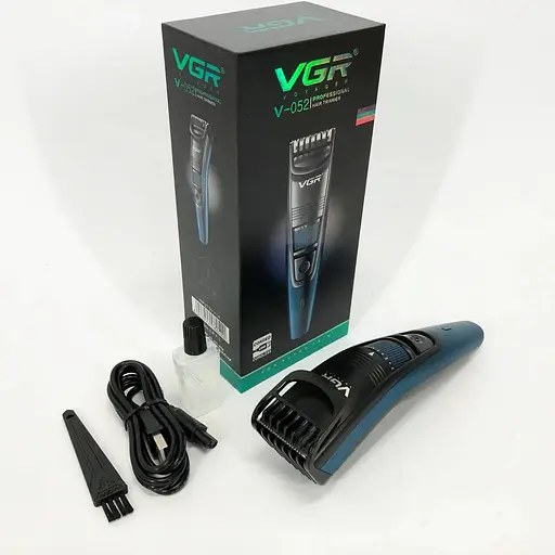 Чоловічий акумуляторний тример VGR V-052 для бороди з регульованою насадкою машинка для стрижки 5 Вт - фото 4