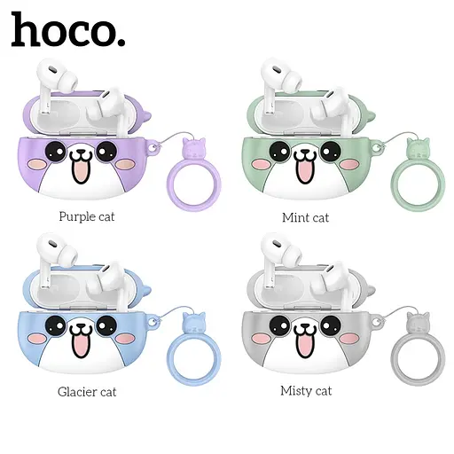 Навушники Hoco EW48 TWS | BT5.3, 30/300mAh, 4h | glacier cat - фото 3