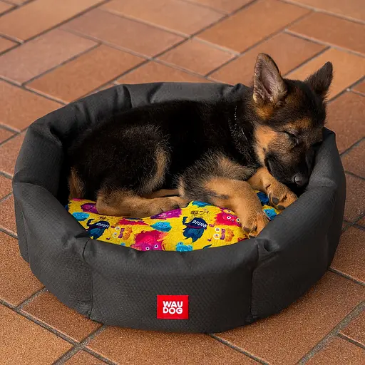 Лежанка для собак Waudog Relax Мохнатые монстры L 49х59х20 см   - фото 4