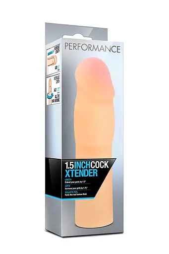 Насадка на пенис Blush Perfomance 1.5inch Cock Xtender 17.2 см телесный - фото 3