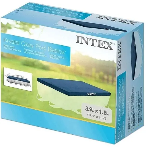 Тент для каркасного басейну Intex 28037, 400 x 200 см  - фото 4