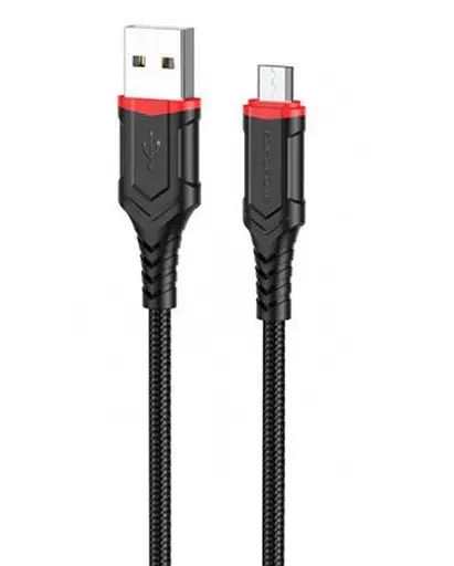 Зарядный кабель BOROFONE BX67 USB Micro-USB Lightning для Apple Lightning для iOS iPhone 6/7/8/X/Xs/11/12/13/14/15/Pro Max Черный - фото 1