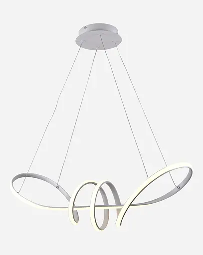 Люстра подвесная светодиодная Sirius LCD3056 WT белая