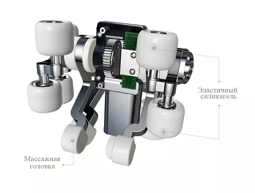 Роликовый массажер для шеи, плеч и спины Jinkarui K12 Эффект массажиста - фото 5