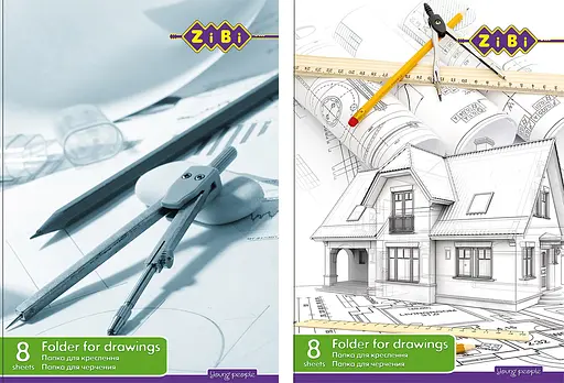 Папка для креслення KIDS Line, А4, 8 аркушів