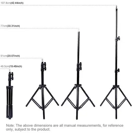 Кільцева USB LED лампа Puluz PKT3036 6.2 "+ штатив 1.1 м - фото 4