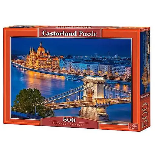 Пазл Castorland Нічний Будапешт Угорщина 500 ел. (B-53940) - фото 1