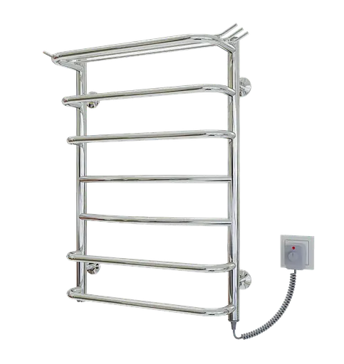 Електрична рушникосушарка Kosser Канна 700x500/7 ЕR рег. ДК01ER, Хром, Праве - фото 1