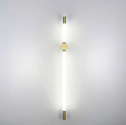 Линейный настенный латунный светильник Pipeline Line F Арт. WB4AB - фото 5