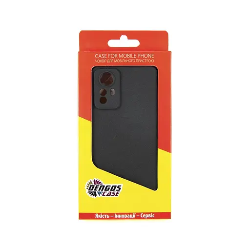 Чохол до мобільного телефона Dengos Carbon Xiaomi Redmi Note 12s (black) (DG-TPU-CRBN-177) - фото 5