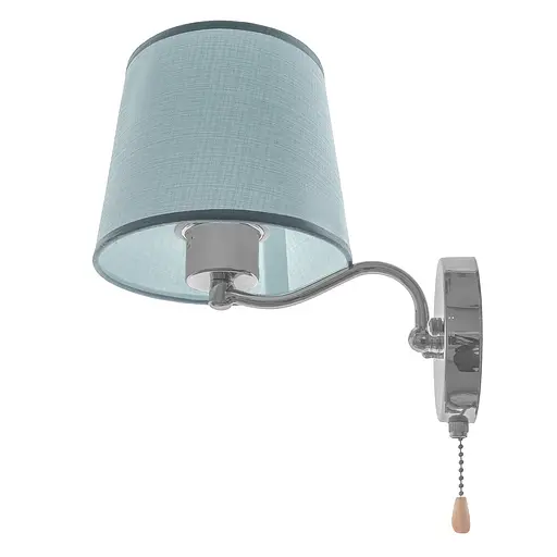 Бра Brille BKL-650W/1 настінне накладне класичне з абажуром E27 CH - фото 4