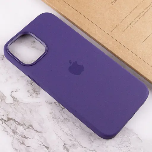 Чохол Silicone case AAA with Magsafe and Animation для Apple iPhone 12 Pro Max 6.7 Фіолетовий/Amethyst - фото 7