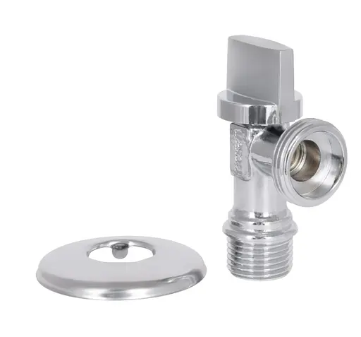 Кран приладовий Thermo Alliance Base Арко 1/2"Зх3/4" З хром, кутовий латунний SD185W1520 - фото 6