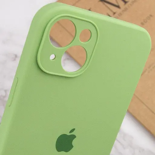 Чохол Epik Silicone Case Full Camera Protective AA для Apple iPhone 14, 6.1 М'ятний/Mint - фото 5