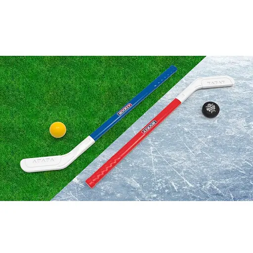 Ігровий набір "Хокей" 5569TXK 2 клюшки 2 ключки 1 шайба 1 м'ячик - фото 3