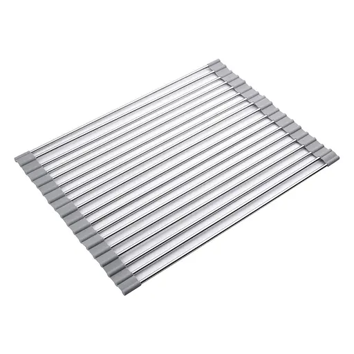 Кухонная мойка Kroner Derby-5050HM Brush + сушка для посуды, смеситель и дозатор (CVS30143) - фото 4