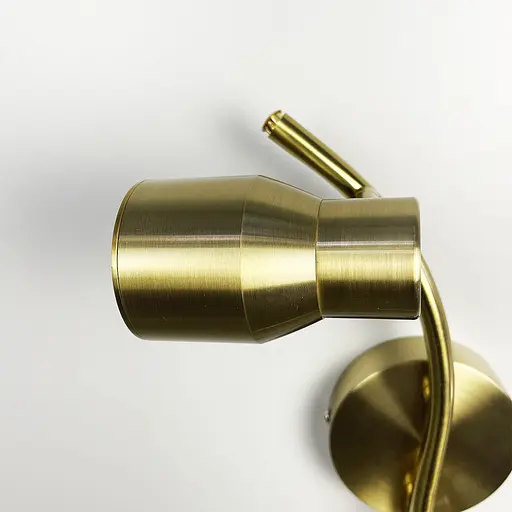 Латунний світильник із 2-ма регульованими плафонами | Арт. 52039/2 TBS | Line F - фото 4