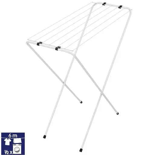 Сушилка для белья напольная Casa Si Eco 6 White (CS96014X16) - фото 2