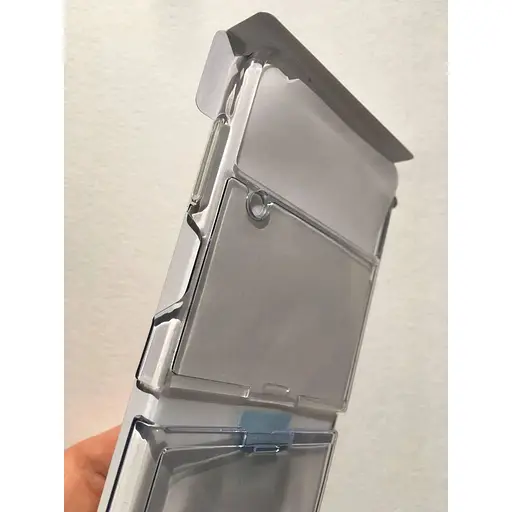 Оригінальний прозорий чохол із кільцем Samsung для Galaxy Z Flip4 Clear Cover with Ring Crystal EF-OF721CTEGUA - фото 4