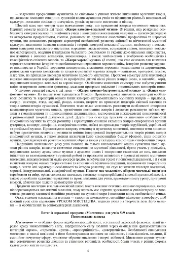 Уроки музичного мистецтва 6 клас. Посібник для вчителя (до підручника Кондратова Л.Г.) - фото 3