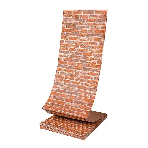 Самоклеющийся 3D панель 19600x700x3мм Рыжий Екатеринославский Кирпич SW-00001370 - фото 1