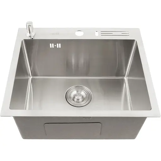 Накладная мойка для кухни Nett NS-5245 из нержавейки 45 см - фото 9