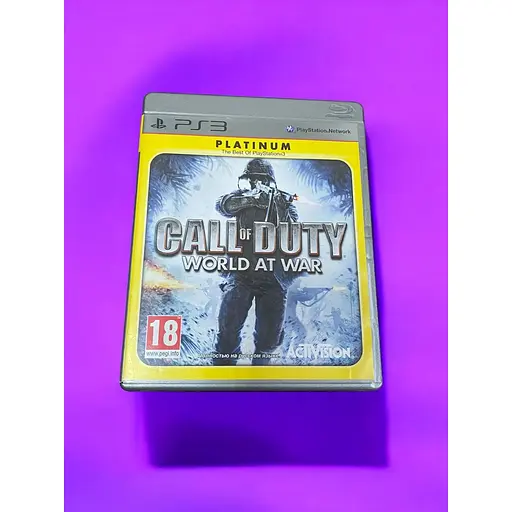 Локализованный диск на PlayStation 3 Call of Duty: World at War