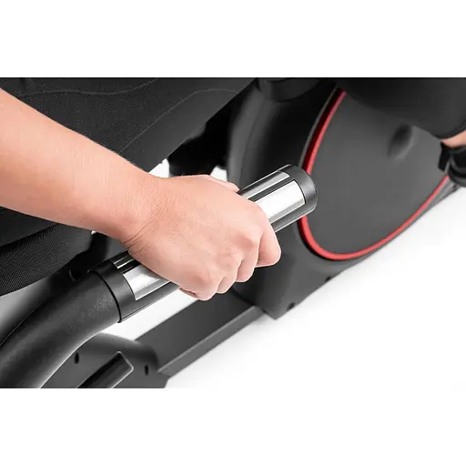 Горизонтальный велотренажер Hop-Sport HS-095L Scale черный+ мат - фото 8