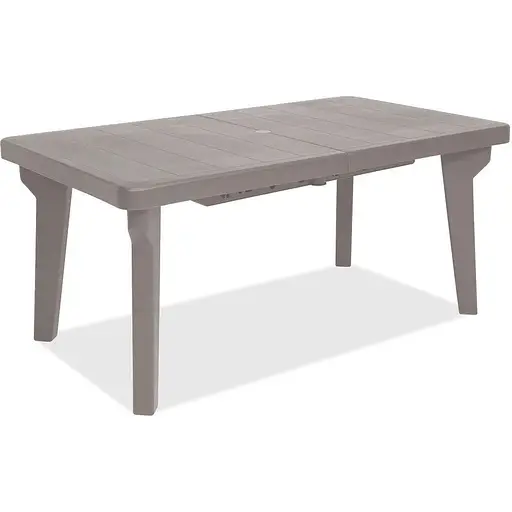 Стол для сада Bica Bergen пластиковый раздвижной серо-бежевый. - фото 2