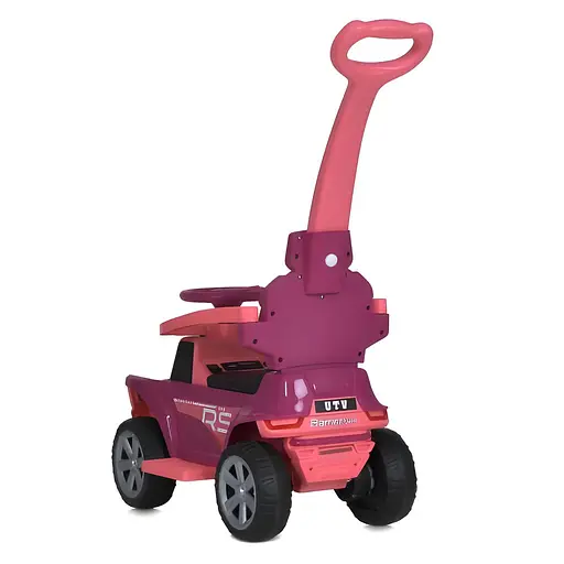 Електромобіль каталка-толокар Bambi M 5764EBLR-9 з музикою та батьківською ручкою джип - фото 2