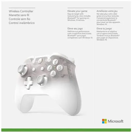 Microsoft Xbox One S Wireless Controller with Bluetooth Special Edition (Phantom White) - фото 6