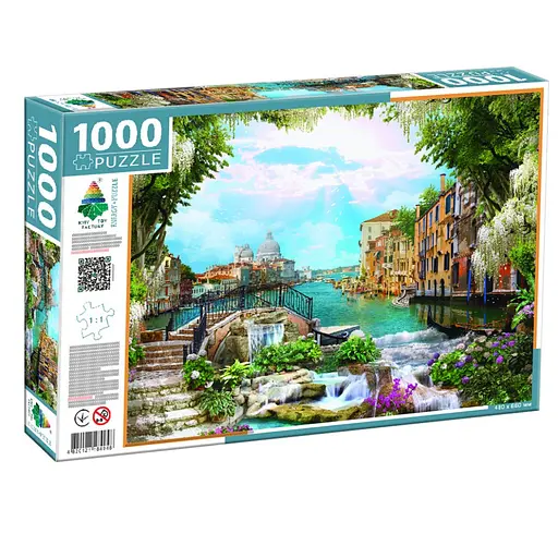 Пазл класичний Стародавні будинки Венеції 84948, 1000 елементів