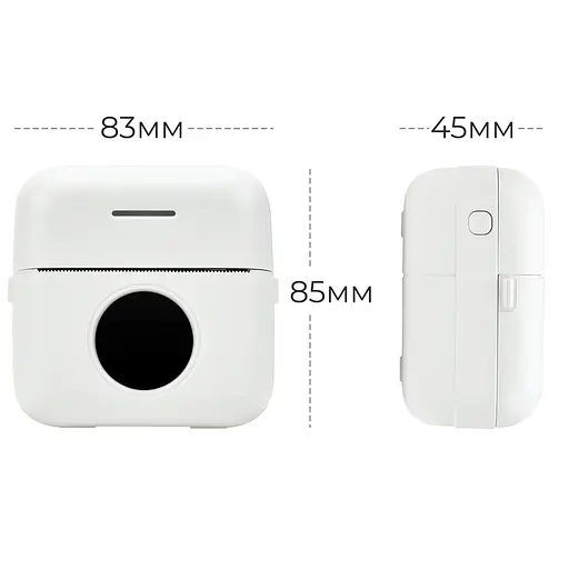 Портативний термопринтер JETIX Mini Printer Student, мобільний міні принтер для смартфона - фото 10