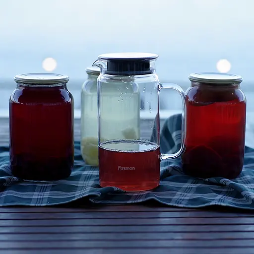 Кувшин Fissman Giorno для горячих и холодных напитков с фильтром 1 л (6437) - фото 4