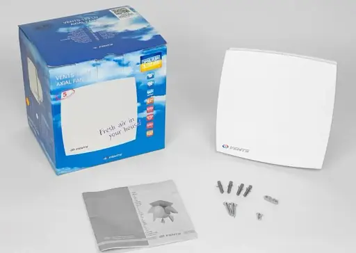 Вентилятор вытяжной бытовой Vents 125 ЛД белого цвета - фото 7