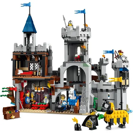 Конструктор LEGO Creator Середньовічний замок із лицарем на коні 1371 деталь (31168) - фото 2