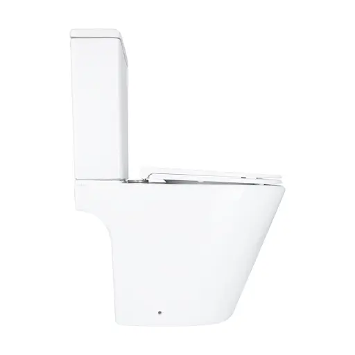 Унитаз напольный Qtap Dove Rimless безободковый с сиденьем Soft-close White QT06228380BW, Белый - фото 4