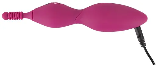 Кліторальний вібратор Sweet Smile Spot Vibrator With 3 Tips 17.9 см рожевий - фото 4