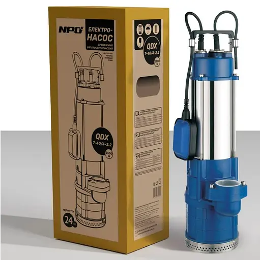 Дренажний насос NPO QDX 7-40/4-2,2 - фото 4