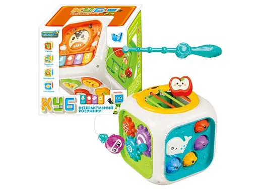 Интерактивный куб Умник, WToys (укр.)