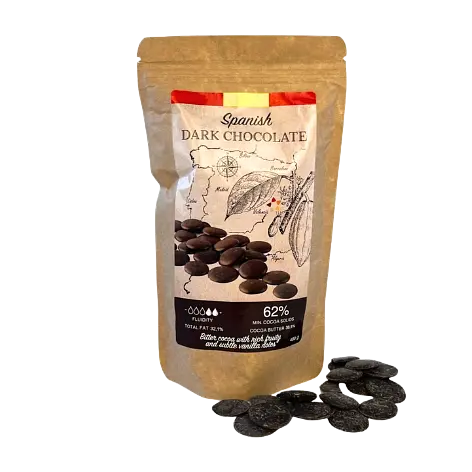 Шоколад чорний 62% Natra Cacao 400 г - фото 1