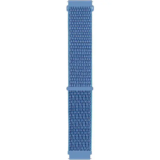 Ремешок DK CDK для Garmin Forerunner 255 / 255 Music 22mm Nylon Sport Loop (012416) (cape cod blue) - фото 2