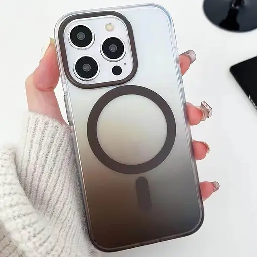 Чохол Epik TPU+PC Phantom with MagSafe для Apple iPhone 16 Pro 6.3 Grey - фото 2