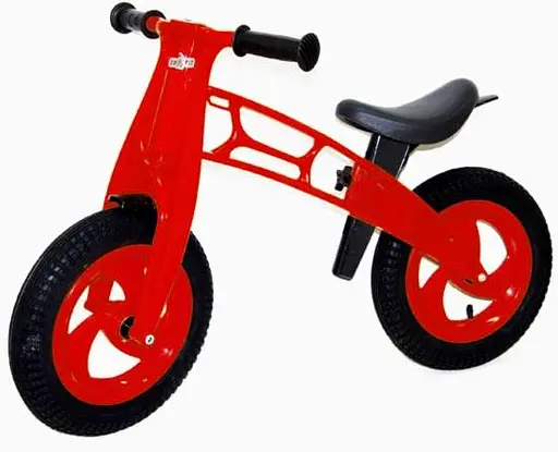 Велобег Киндервей 12" EVA колеса, Красный, 11-016 КР