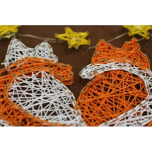 Набір стрінг-арт Котики ABC-017 дерев'яна основа - фото 3