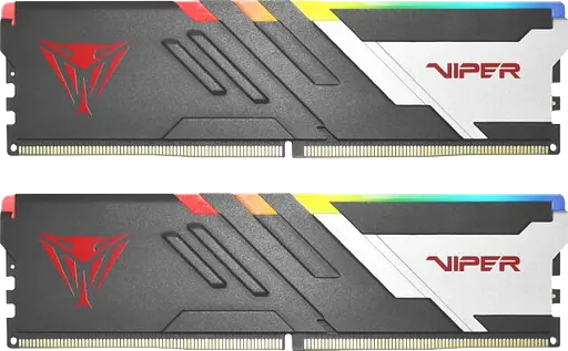 Оперативная память PATRIOT 32GB (2x16GB) DDR5 6400MHz Viper Venom RGB (PVVR532G640C32K)