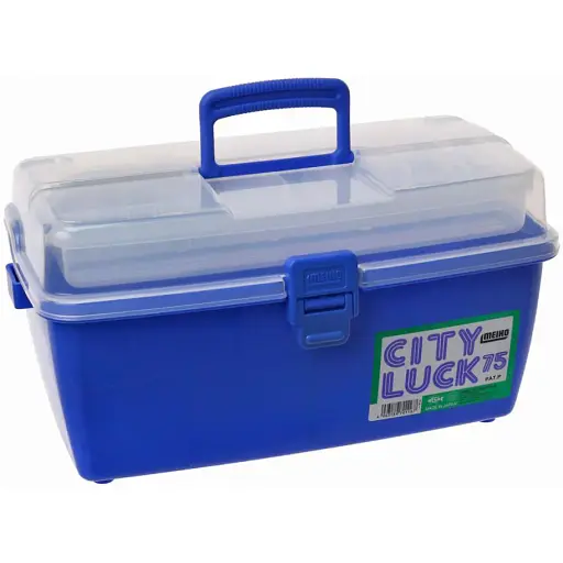 Ящик Meiho New City Luck 75 Tackle Box 390x214x212mm Blue - фото 1