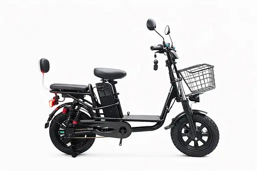 Электровелосипед двухместный Minako Monster (2000W 60V 36Ah) + Тормоз гидравлика Черный - фото 1