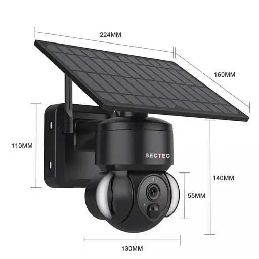 Вулична IP-камера Sectec ST-S518-4M-4G 3.6 мм CMOS 1080р (57905) 4MP - фото 5