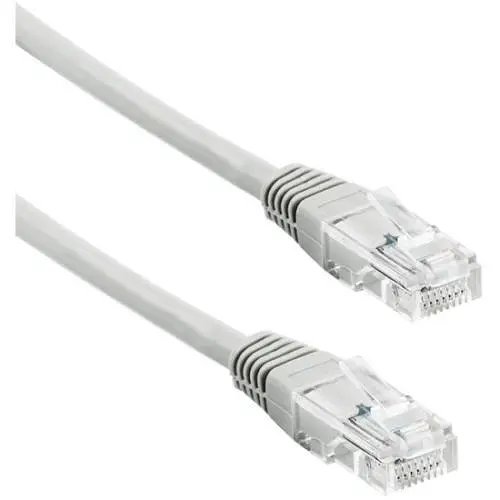 Патч-корд 20 м, UTP, Grey, Tecro, Cat.5e, CCA, PVC (UTP-RJ45-2000)